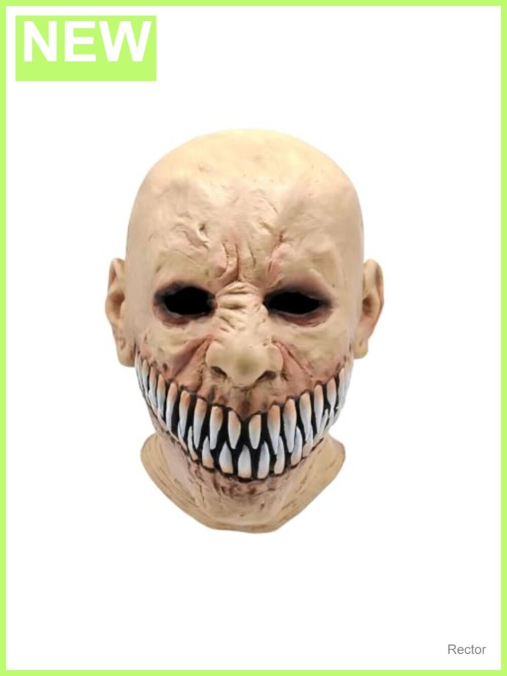 Latex Scary Devil Mask Sharp Teeth Monster Halloween Costume Adults